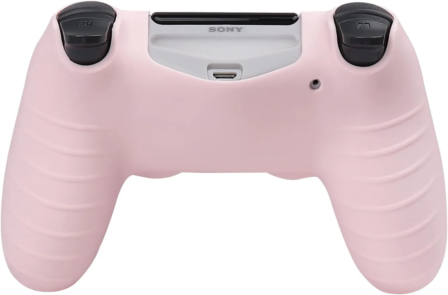 RALAN Pink Controller Skins for PS4, Silicone Controller Cover Skin Protector Compatible with PS4 Slim/PS4 Pro Controller (Pink Pro Thumb Grip x 6,Skull Cap Grip x 2)(Camouflage Pink White Pink
