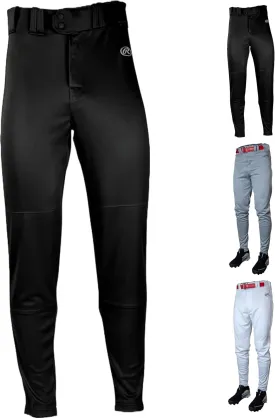 Rawlings Men's Launch Series Baseball Pant | Jogger Fit | Adult Sizes | Solid & Piped Options