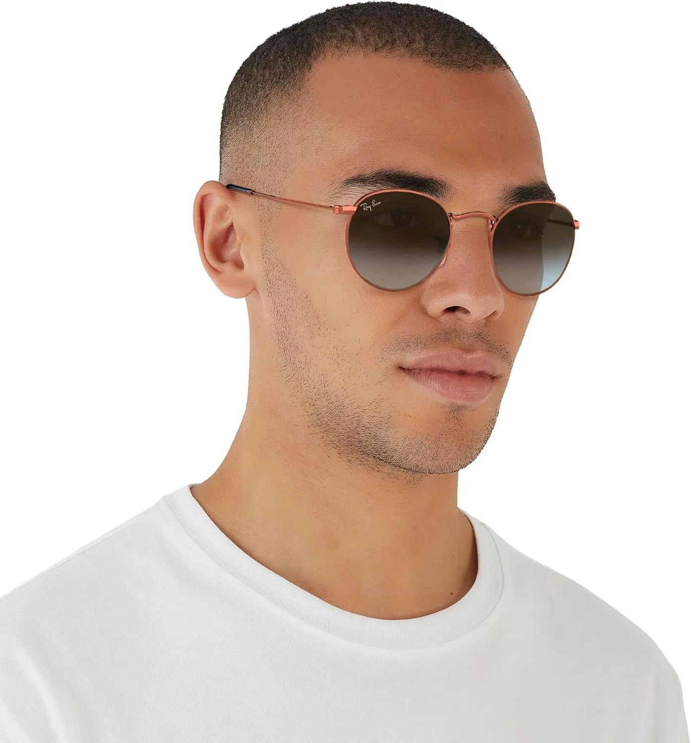 Ray-Ban Rb3447 Round Metal Sunglasses