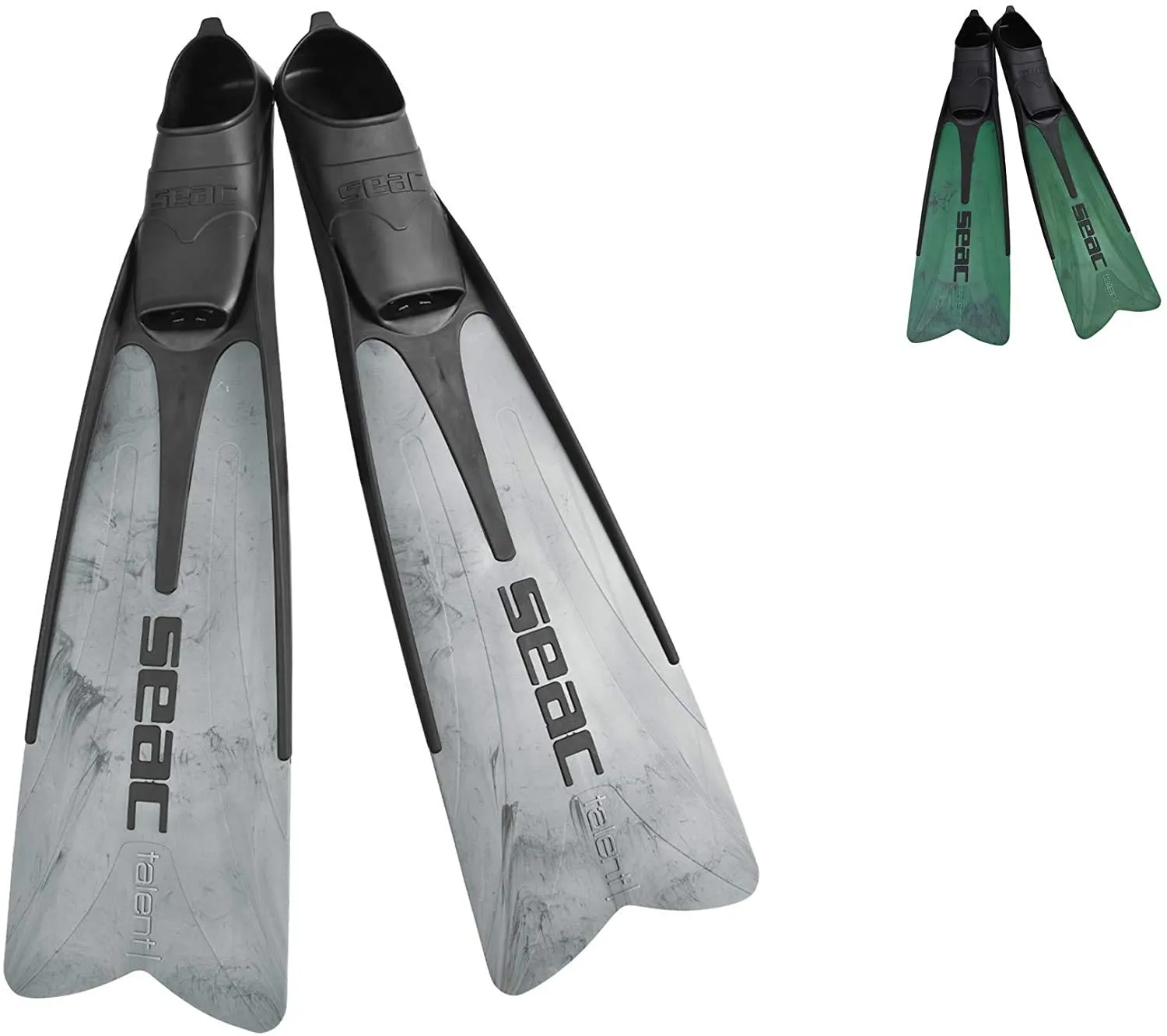SEAC Talent Camo Long Blade Freediving Fins